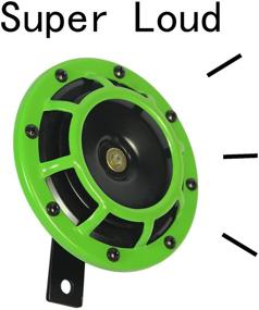 img 3 attached to 🚗 CARMOCAR Electric Car Horn Kit 12V - 135db Super Loud High Tone and Low Tone Metal Twin Horn Kit | Ideal for Cars, Trucks, SUVs, RVs, Vans, Motorcycles, Off Road & Boats (Green)