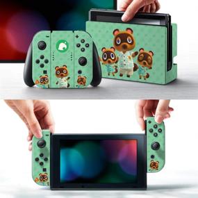 img 1 attached to Get Your Animal Crossing Fix with the Controller Gear 🎮 Authentic & Officially Licensed Tom Nook & Team Nintendo Switch Skin Bundle