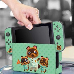img 2 attached to Get Your Animal Crossing Fix with the Controller Gear 🎮 Authentic & Officially Licensed Tom Nook & Team Nintendo Switch Skin Bundle