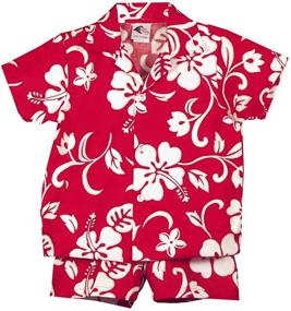 img 3 attached to RJC Boys Classic Hibiscus: Premium Clothing for Boys of All Ages