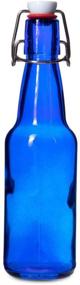 img 3 attached to Grolsch Beer Bottles - Blue Glass Swing Top/Flip Top Stoppers - Airtight Seal - Ideal for Home Brewing, Alcohol Fermentation, Kombucha Tea, Wine, Homemade Soda - 6-Pack