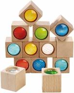colorful haba kaleidoscopic building blocks logo
