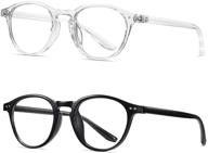 👓 relieve eye strain with tr90 anti-uv blue light glasses for women/men logo