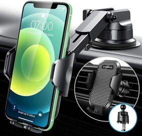 img 4 attached to 📱 Ultimate Protection: VANMASS Military-Grade Car Phone Holder with Sturdy Hook Clip & Suction for iPhone 13, Samsung, and More!