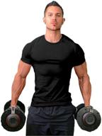 💪 stylish zuevi athletic bodybuilding t shirt in gray xl l - men's clothing for enhanced performance logo