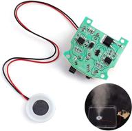 ultrasonic atomization maker: 2 pack 20mm mist atomizer diy humidifier with pcb 3.7-12v, operating at 113khz logo