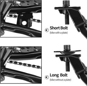 img 3 attached to 🚲 Versatile Adjustable Bike Kickstand with Bonus Allen Hexagon Wrenches- Ideal for 22" 24" 26" 28" Bicycles