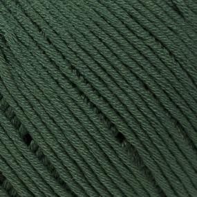 img 2 attached to 🍃 Super Soft Dark Green 100% Mercerized Cotton Baby Yarn - 5 Balls, 8.8 Oz Total