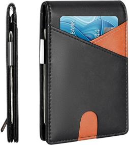 img 4 attached to 🌟 FEITH FELLY Premium Leather Men's Accessories: Minimalist Wallets, Card Cases, and Money Organizers