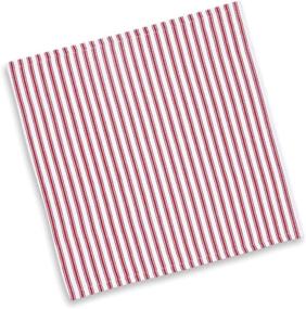 img 1 attached to 🧺 SEO-Optimized: Cackleberry Ticking Stripe Napkins for Your Home