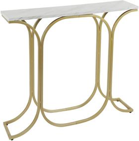img 4 attached to 🏛️ Silverwood CPFT1460A Console Table in Luxurious Gold Finish: Stylish Elegance for Your Home Décor