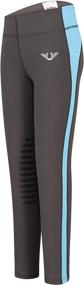 img 4 attached to Breathable Comfort: TuffRider Children's Ventilated Schooling Riding Tights