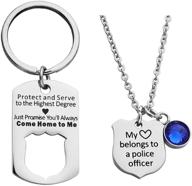 ankiyabe officer protect keychain necklace logo