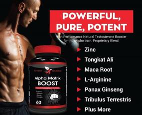 img 1 attached to Alpha Matrix Boost for Men by Potent Garden - All Natural Muscle Pills for Men - Male Enhancing Supplement Booster for Stamina, Endurance & Strength - 60 Capsules