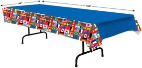 img 2 attached to 🎉 Tablecover Party Accessory - International Flag Design (1 count) (1/Pkg)