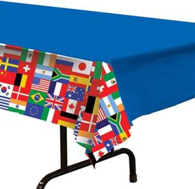 img 1 attached to 🎉 Tablecover Party Accessory - International Flag Design (1 count) (1/Pkg)