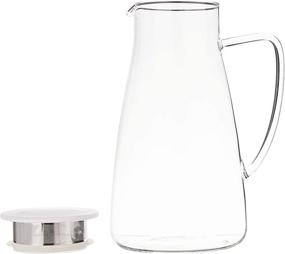 img 2 attached to 🚰 FORLIFE 838 Flask Glass Pitcher: Sleek & Functional Water Jug for Refreshing Hydration