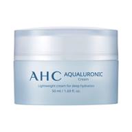 💧 ahc aqualuronic hydrating face cream: korean skincare with triple hyaluronic acid for deep hydration - 1.69 oz logo