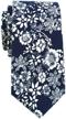 levao mens skinny floral cotton ct08105 men's accessories in ties, cummerbunds & pocket squares logo