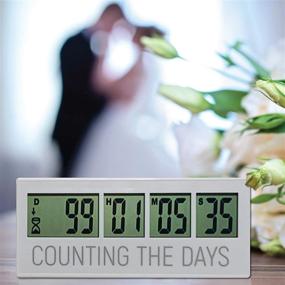 img 3 attached to Multipurpose Reusable Countdown Clock: Wedding, Retirement, Baby Due Date & Christmas - Up to 999 Day Timer!