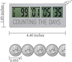 img 1 attached to Multipurpose Reusable Countdown Clock: Wedding, Retirement, Baby Due Date & Christmas - Up to 999 Day Timer!