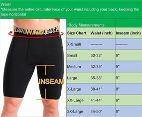 img 2 attached to 🩳 Pack of 3 Neleus Men's Compression Shorts with Pocket - Dry Fit Yoga Shorts for Optimized Performance
