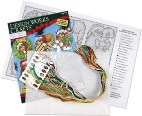 img 1 attached to 🧵 Design Works Crafts Cross Stitch Ornaments Kit - Create a Set of 6 Assorted Decorations!