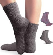 🧦 aloe-infused moisturizing spa socks, 2-pair, non-skid gel sleeping socks - soft and fuzzy logo