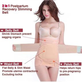 img 2 attached to ZHENJIER Postpartum Support Shapewear Waistline Sports & Fitness