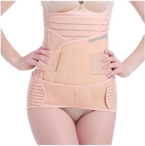 img 4 attached to ZHENJIER Postpartum Support Shapewear Waistline Sports & Fitness