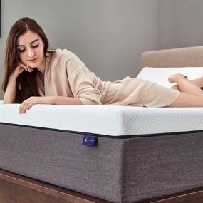 img 2 attached to 🛏️ 12-inch Gel Memory Foam Full Mattress by Ssecretland - Medium Feels, Breathable Cover - Bed Mattress in a Box (Mattress Only)