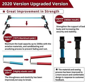 img 1 attached to 🏕️ Compact Camping Cot for Backpacking | Ultralight & Lightweight | Easy Set Up | Heavy Duty for Outdoor Hiking, Travel, Beach | Army