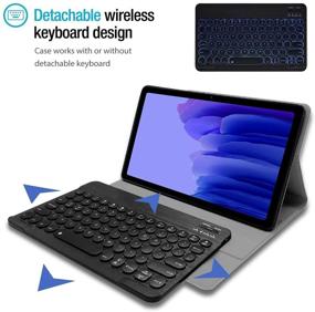 img 2 attached to 💻 Galaxy Tab A7 10.4&quot; 2020 Backlit Keyboard by LDSOYIA