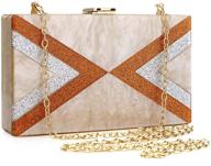 acrylic perspex colorful geometric handbags women's handbags & wallets logo