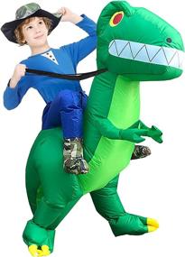 img 1 attached to 🦖 Inflatable Dinosaur Arspic Halloween Costumes: Roar into Halloween with the Best Inflatable Dino Outfits!