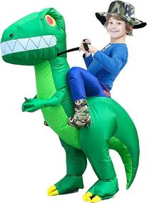 img 2 attached to 🦖 Inflatable Dinosaur Arspic Halloween Costumes: Roar into Halloween with the Best Inflatable Dino Outfits!