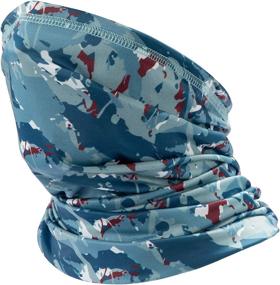 img 4 attached to Multi-Functional Neck Gaiter Face Mask: Reusable Cloth Bandana Balaclava Cover Scarf Shield