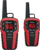 📻 uniden sx327-2ckhs dual charging cradle walkie talkies, 32-mile range frs two-way radio, 2 headsets, water resistant, 22 channels, 121 privacy codes, weather alert, led flashlight logo