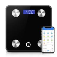 📱 elegant shopping estore bluetooth digital bathroom scale with mobile app: 12 health measurements, bmi, body fat, 180kg logo