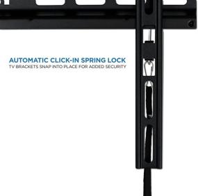 img 1 attached to 📺 Mount-It! Low-Profile TV Wall Mount: Thin Fixed Ultra-Slim Flush Design for 32-55 Inch TVs - 77 Lb. Capacity