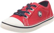 👟 crocs canvas lace up sneaker toddler boys' shoes – ideal for clogs & mules enthusiasts logo