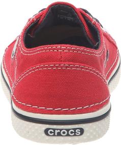 img 2 attached to 👟 Crocs Canvas Lace Up Sneaker Toddler Boys' Shoes – Ideal for Clogs & Mules Enthusiasts