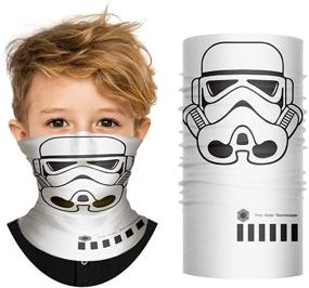 img 3 attached to Stormtrooper Helmet Bandana Balaclava Children