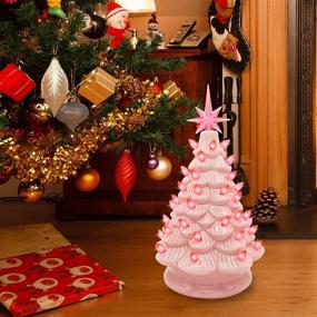 img 2 attached to Joiedomi Ceramic Christmas Tabletop Decoration Seasonal Decor