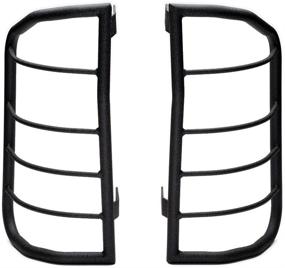 img 1 attached to Body Armor 4x4 TN-7136 Black Steel Tail Light Guard for 2004-2006 Toyota Tundra (Pair)