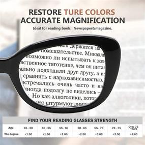 img 1 attached to 👓 Eyekepper Chic Oversized Reading Glasses for Women - Trendy Readers