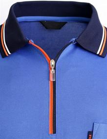 img 1 attached to Рубашка-поло BCPOLO Athletic Sleeve Polo Blue L