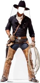 img 4 attached to Authentic Cowboy Stand-in Life Size Cardboard Cutout Standup: Experience Advanced Graphics at its Best!