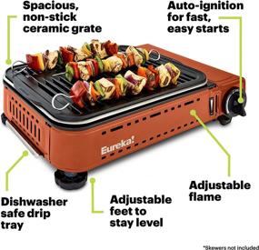 img 3 attached to Eureka! SPRK - Portable Butane 🔥 Camping Grill: The Ultimate Outdoor Cooking Companion