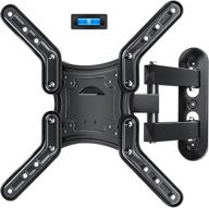 swivel articulating full motion tv mount bracket by juststone - fits 28-60 inch 📺 led lcd flat curved screen tv & monitor, max vesa 400x400 mm, holds up to 80lbs logo